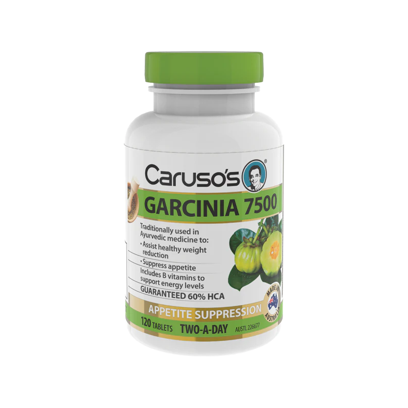 Garcinia Cambogia 7500mg by Carusos Natural Health Australia