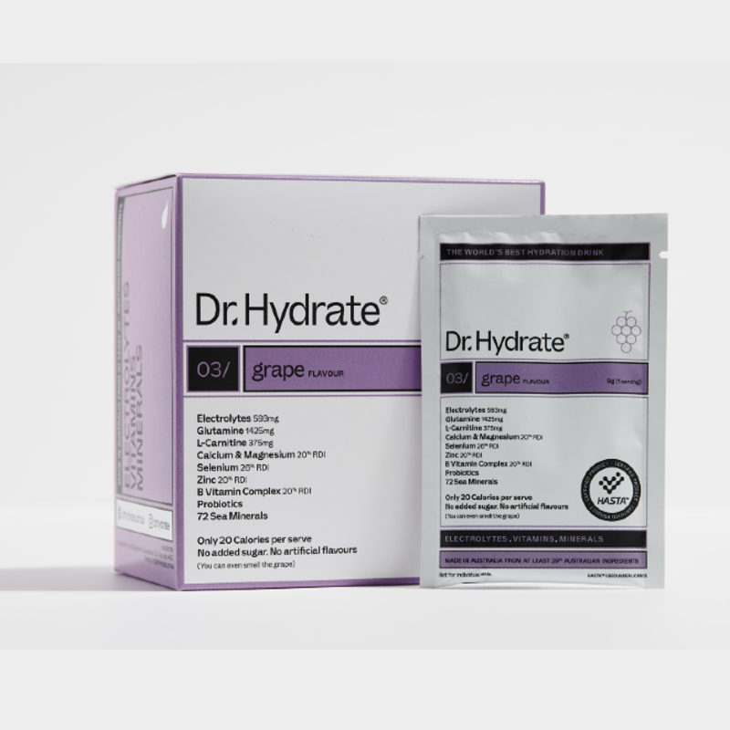 Hydration Drink Sachets by Dr Hydrate Australia