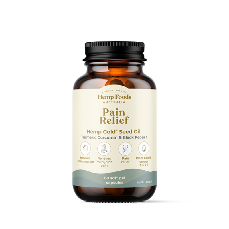 Pain Relief Hemp Gold Seed Oil by Hemp Foods Australia Australia