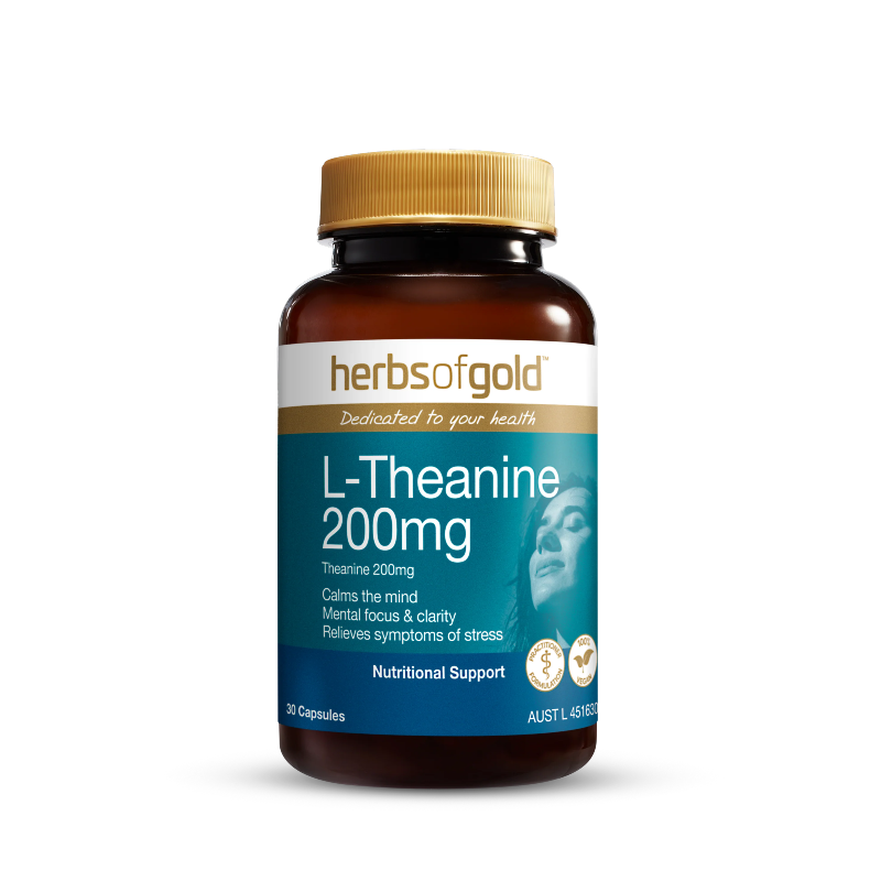 L-Theanine 200mg by Herbs of Gold Australia