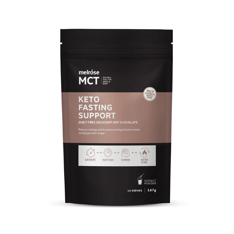 MCT Keto Fasting Support Hot Chocolate by Melrose Australia