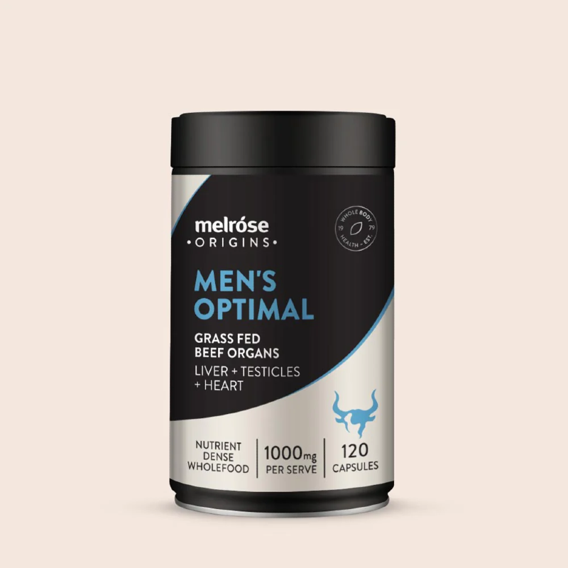 Mens Optimal (Grass Fed Organs Liver Testicles Heart) by Melrose Australia