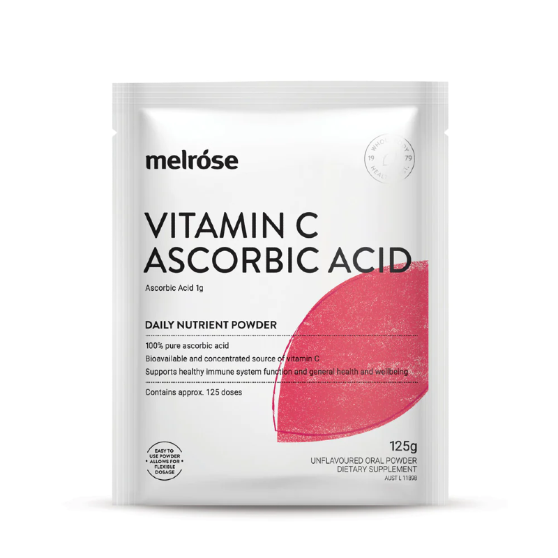 Vitamin C Ascorbic Acid Powder by Melrose Australia