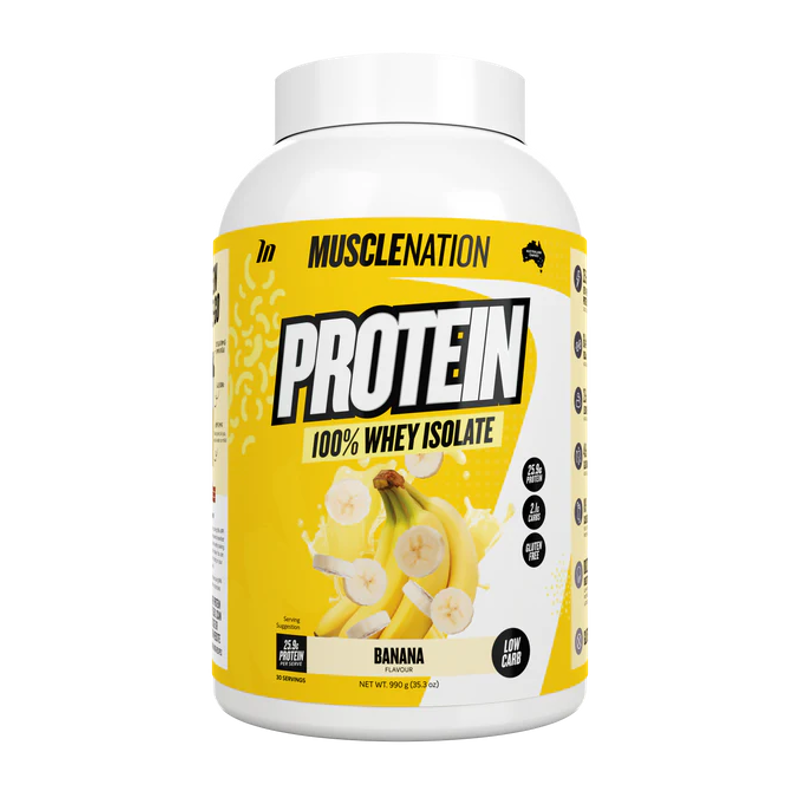 Protein 100% Whey Isolate by Muscle Nation Australia