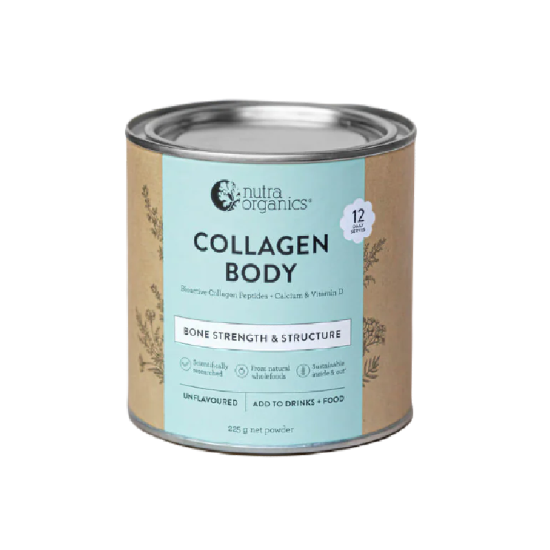 Collagen Body Joint Bone Gut Powder by Nutra Organics Australia