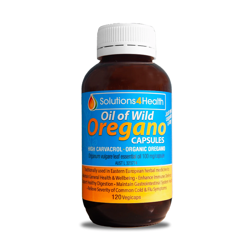 Wild Oregano Oil Capsules by Solutions 4 Health Australia