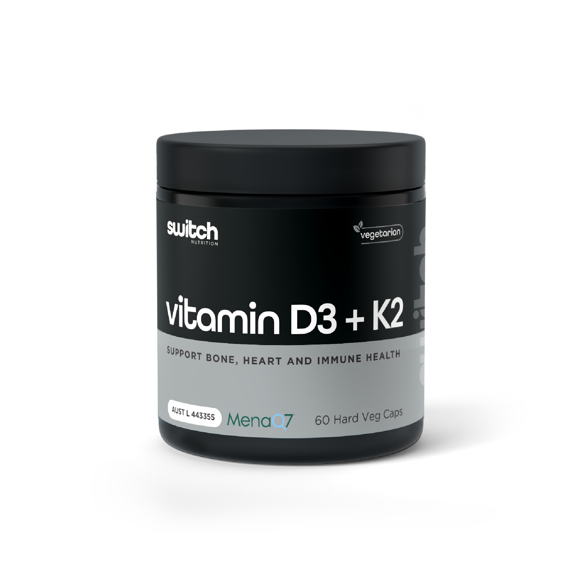 Vitamin K2 & D3 by Switch Nutrition Australia