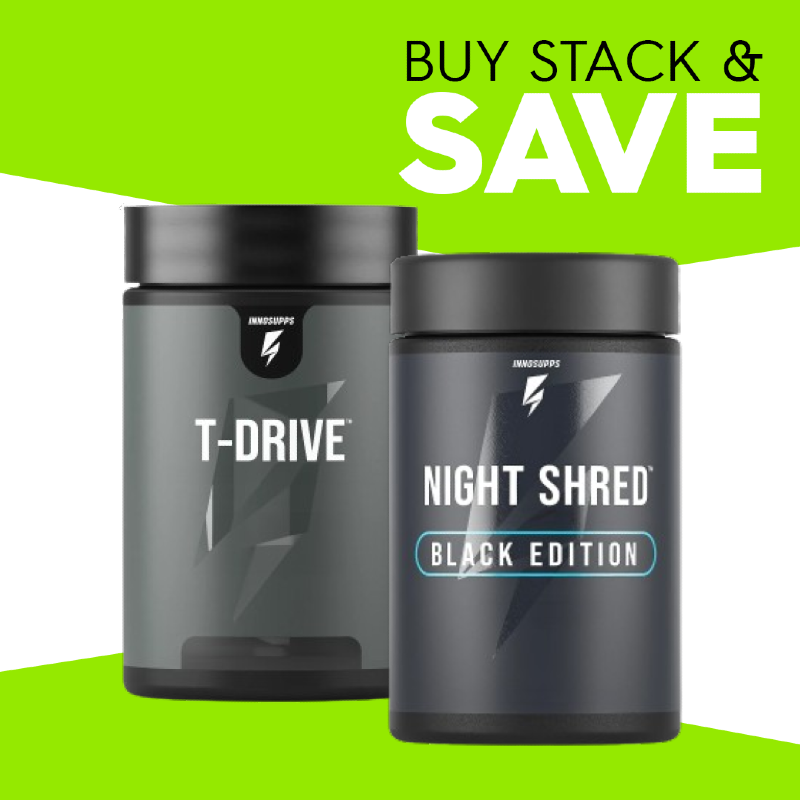 Inno Supps T-Drive + Night Shred Black Bundle Australia