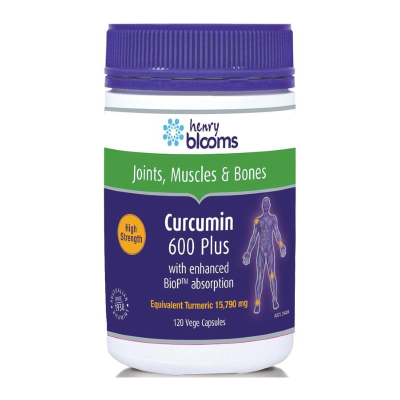 Curcumin 600 Plus by Henry Blooms Australia