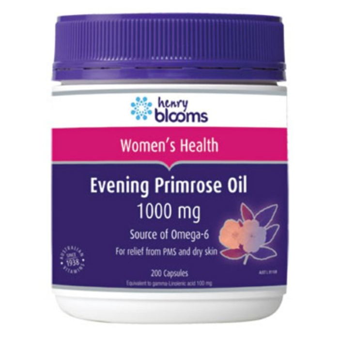 Evening Primrose Oil 1000mg by Henry Blooms Australia