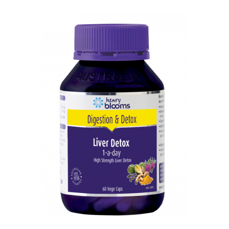 Liver Detox 1-A-Day by Henry Blooms Australia