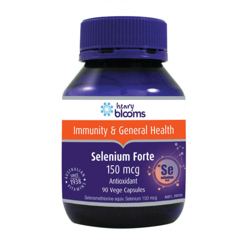 Selenium Forte 150mcg by Henry Blooms Australia