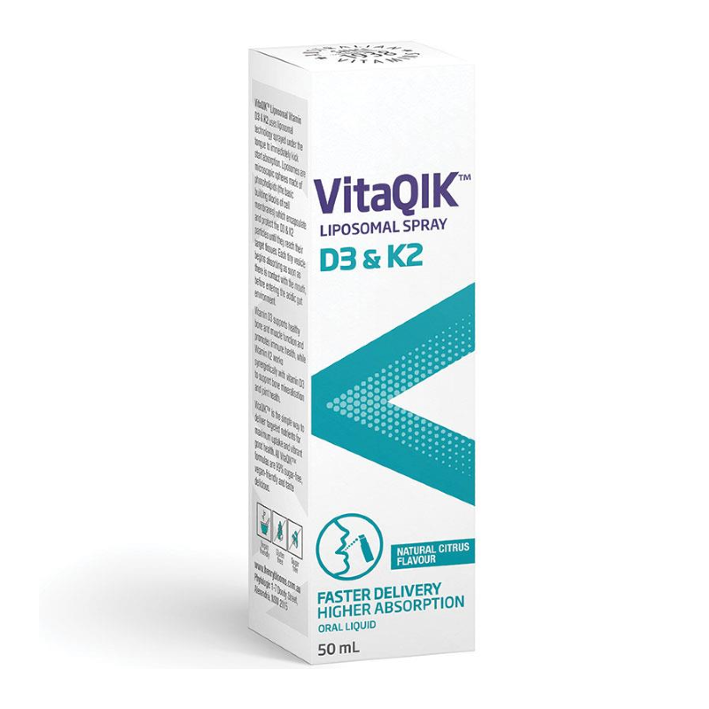 VitaQIK Liposomal Vitamin D3 K2 by Henry Blooms Australia