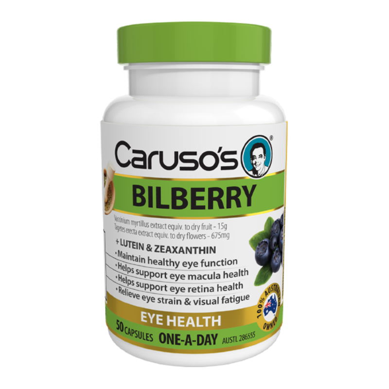 Bilberry by Carusos Natural Health Australia