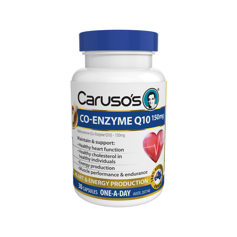 Co-Enzyme Q10 150mg by Carusos Natural Health Australia