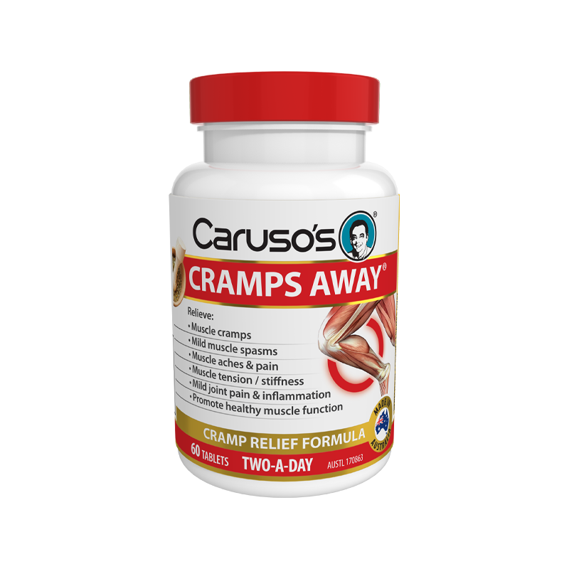 Cramps Away by Carusos Natural Health Australia