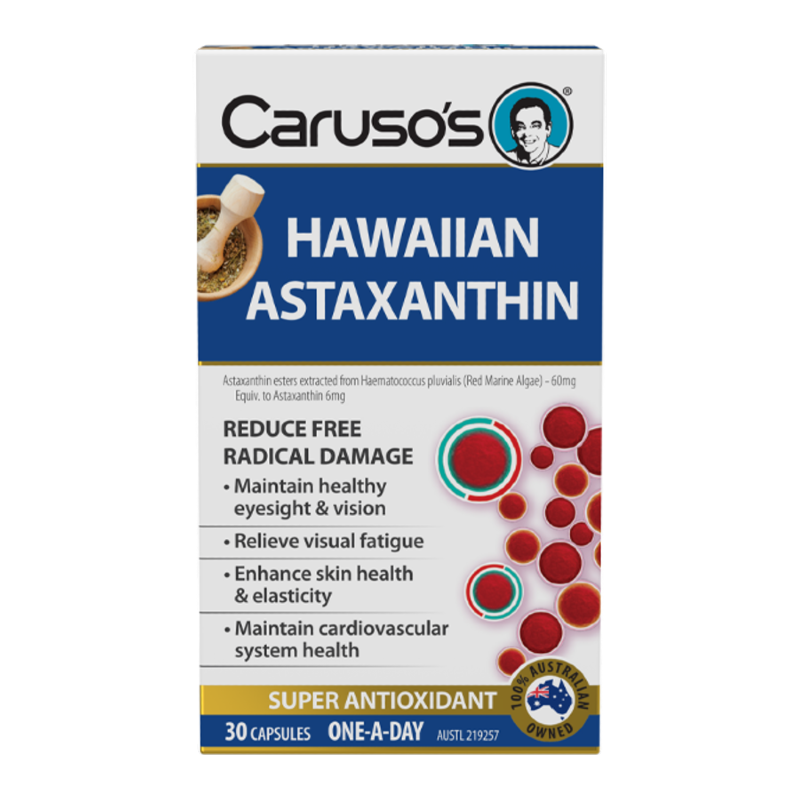 Hawaiian Astaxanthin by Carusos Natural Health Australia