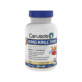 King Krill 1500Mg By Carusos Natural Health 30 Capsules Hv/fish Oils