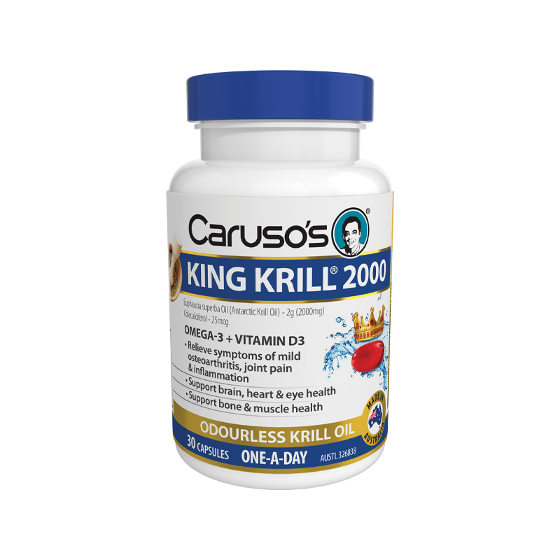 King Krill 2000mg by Carusos Natural Health Australia