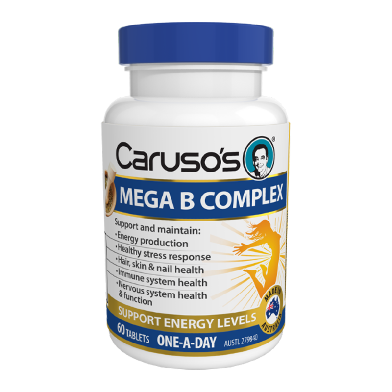 Mega B Complex by Carusos Natural Health Supplement Mart