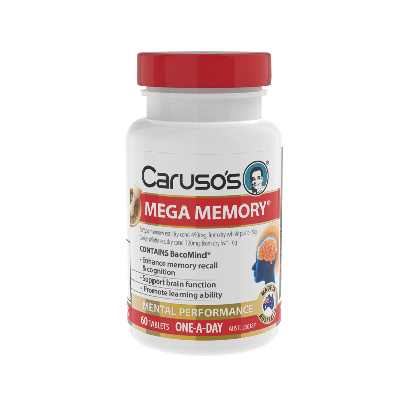 Mega Memory by Carusos Natural Health Australia