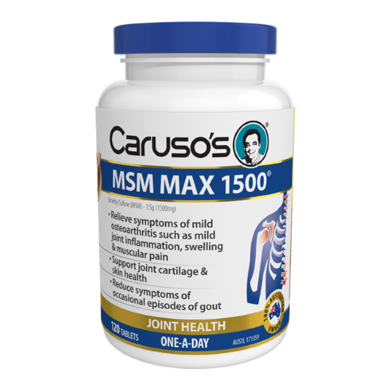 MSM Max by Carusos Natural Health Australia