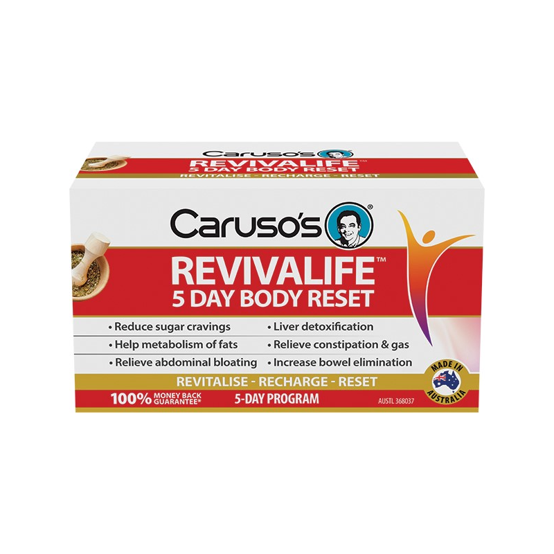 RevivaLife 5 Day Reset Kit by Carusos Natural Health Supplement Mart