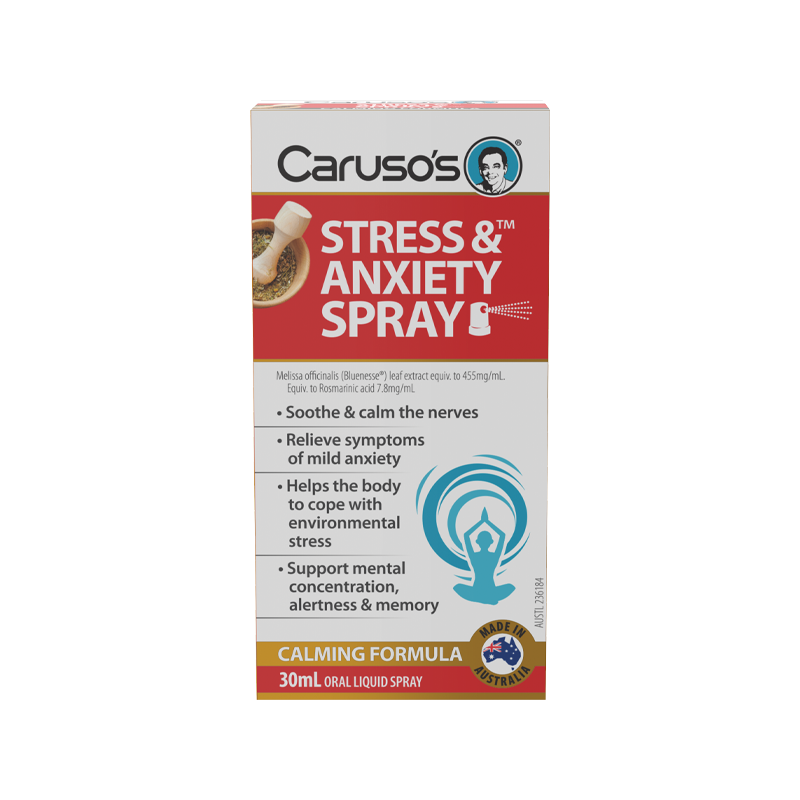 Stress & Anxiety Spray by Carusos Natural Health Australia