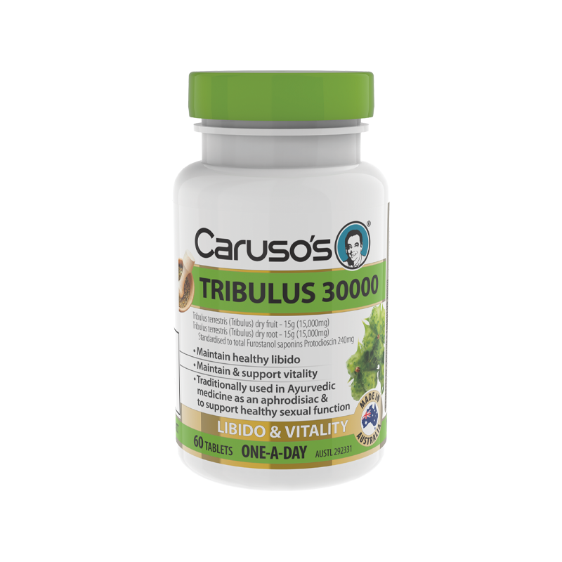 Tribulus 30000 by Carusos Natural Health Australia