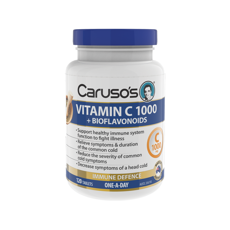 Vitamin C 1000 + Bioflavonoids by Carusos Natural Health Australia