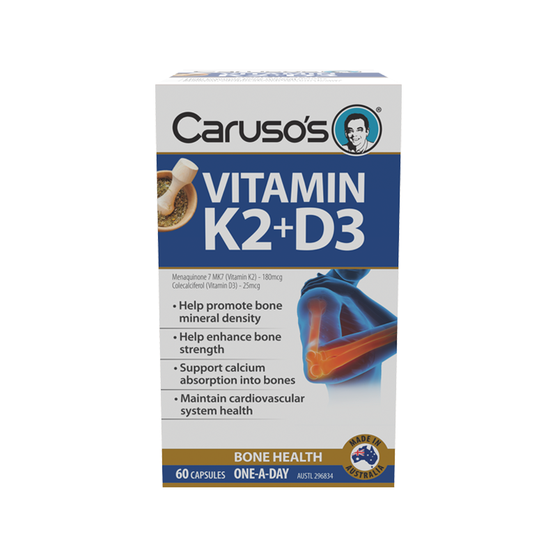 Vitamin K2 & D3 by Carusos Natural Health Australia