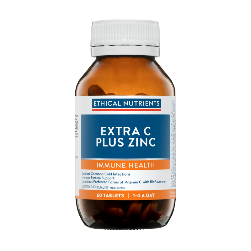 Extra C Plus Zinc by Ethical Nutrients Australia