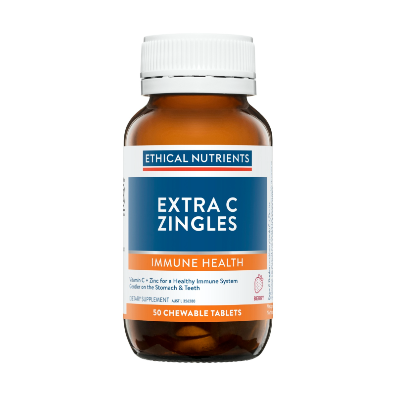 Extra C Zingles by Ethical Nutrients Australia