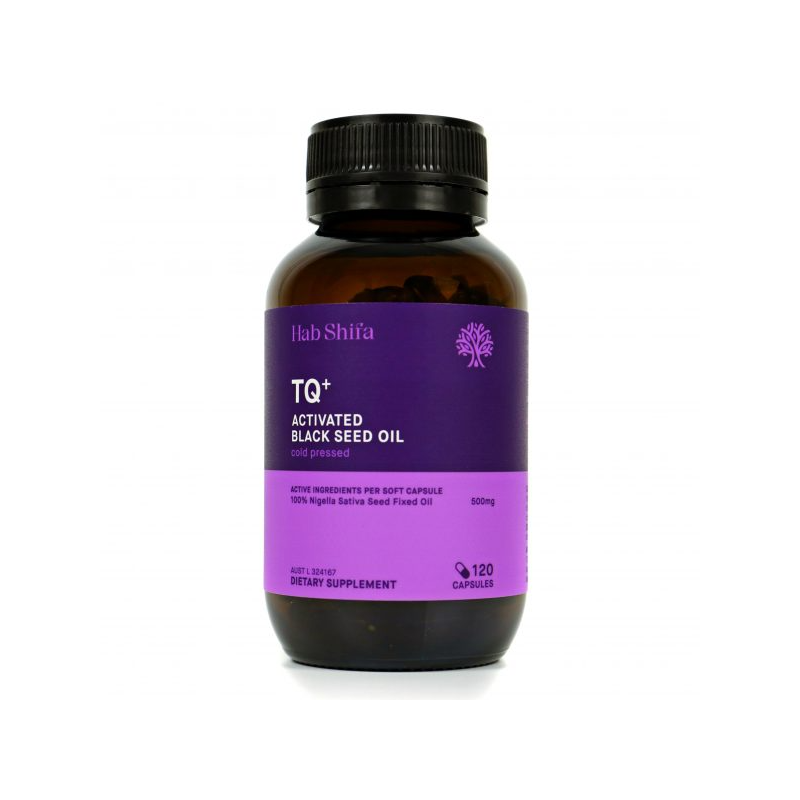 TQ+ Activated Black Seed Oil Capsules by Hab Shifa Australia