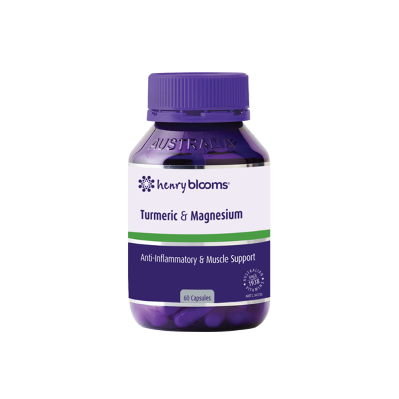 Turmeric and Magnesium by Henry Blooms Australia