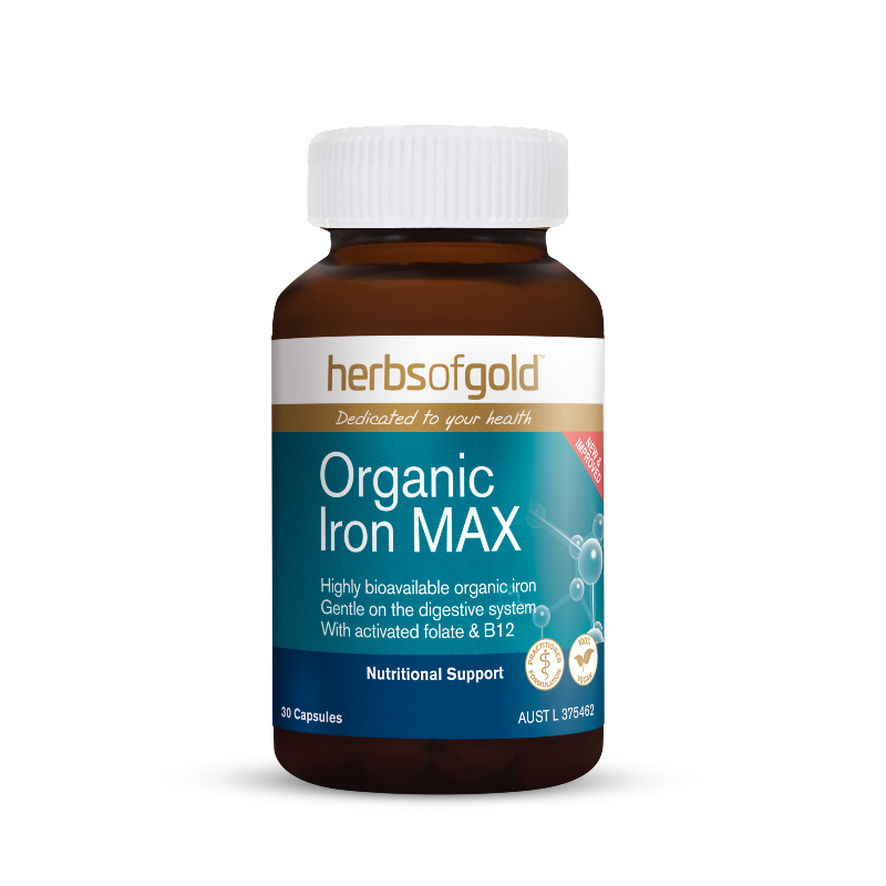 Organic Iron Max by Herbs of Gold Australia