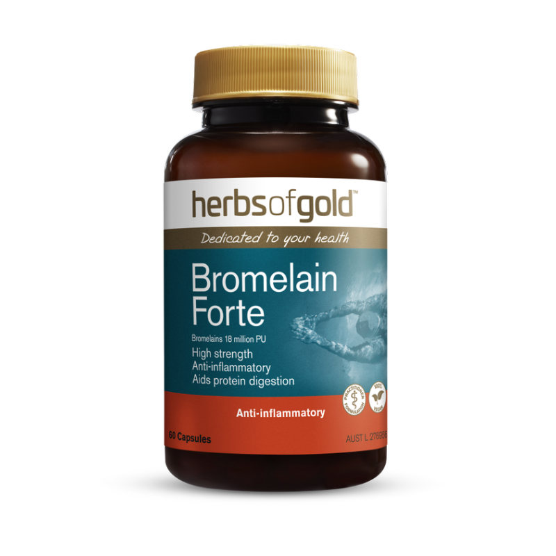 Bromelain Forte by Herbs of Gold Australia