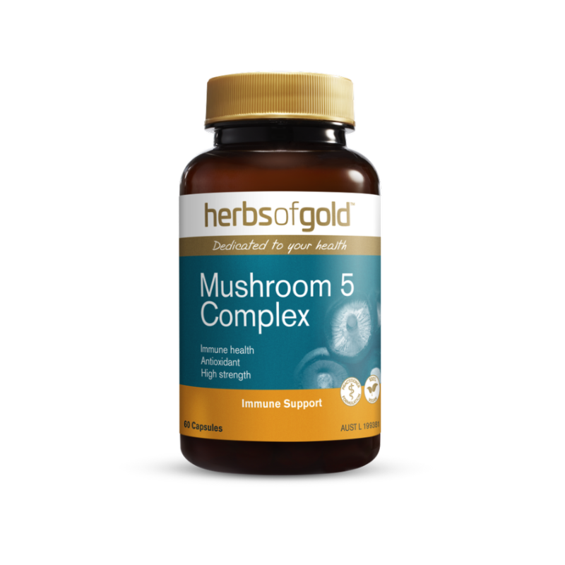 Mushroom 5 Complex by Herbs of Gold Australia