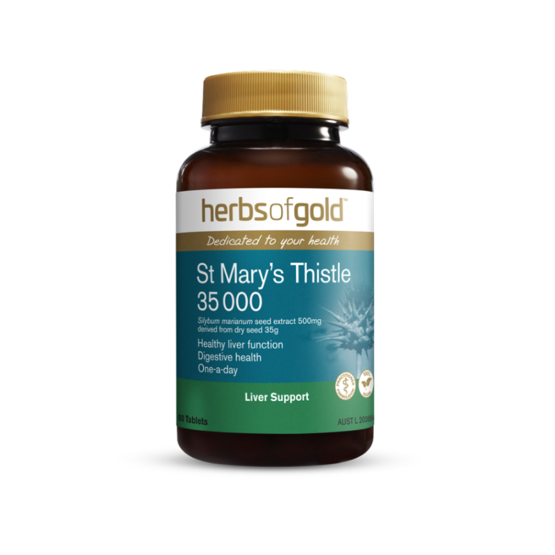 St Marys Milk Thistle 35000 by Herbs of Gold Australia