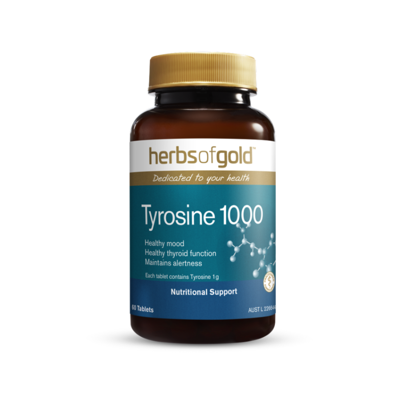 Tyrosine 1000 by Herbs of Gold Australia