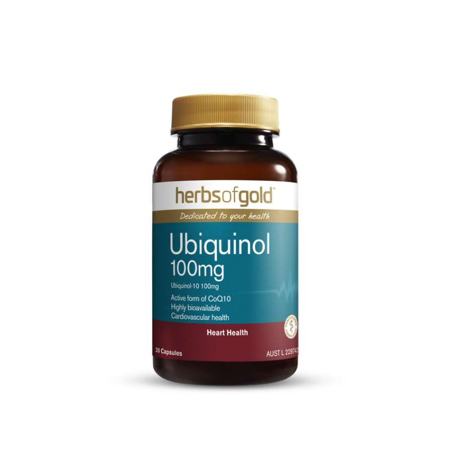 Ubiquinol 100mg by Herbs of Gold Australia