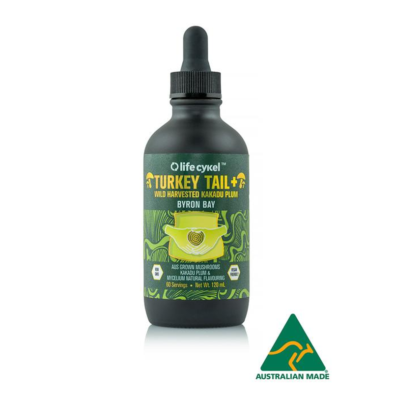 Turkey Tail Double Extract Mushroom Flavouring by Life Cykel Australia