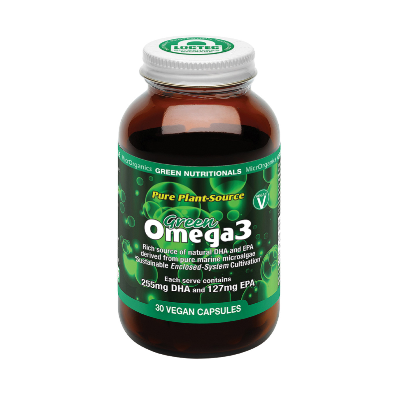 Pure Plant Sourced Green Omega 3 by MicrOrganics Green Nutritionals Australia