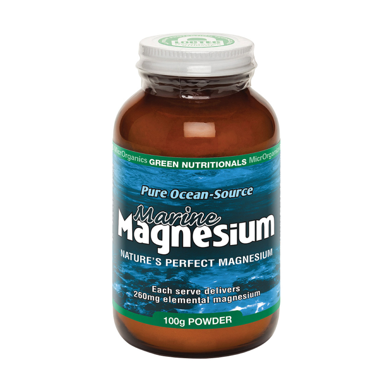 Marine Magnesium Powder by MicrOrganics Green Nutritionals Australia