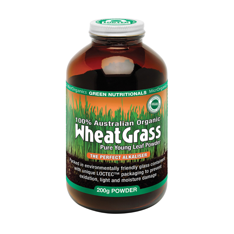 Organic Australian Wheatgrass by MicrOrganics Green Nutritionals Australia