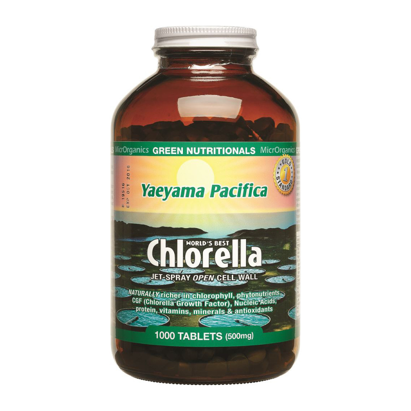 Yaeyama Pacifica Chlorella Tablets by MicrOrganics Green Nutritionals Australia