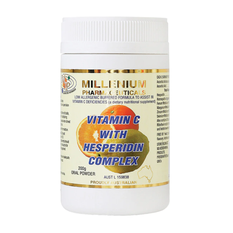 Vitamin C with Hesperidin Complex by Millenium Pharmaceuticals Australia