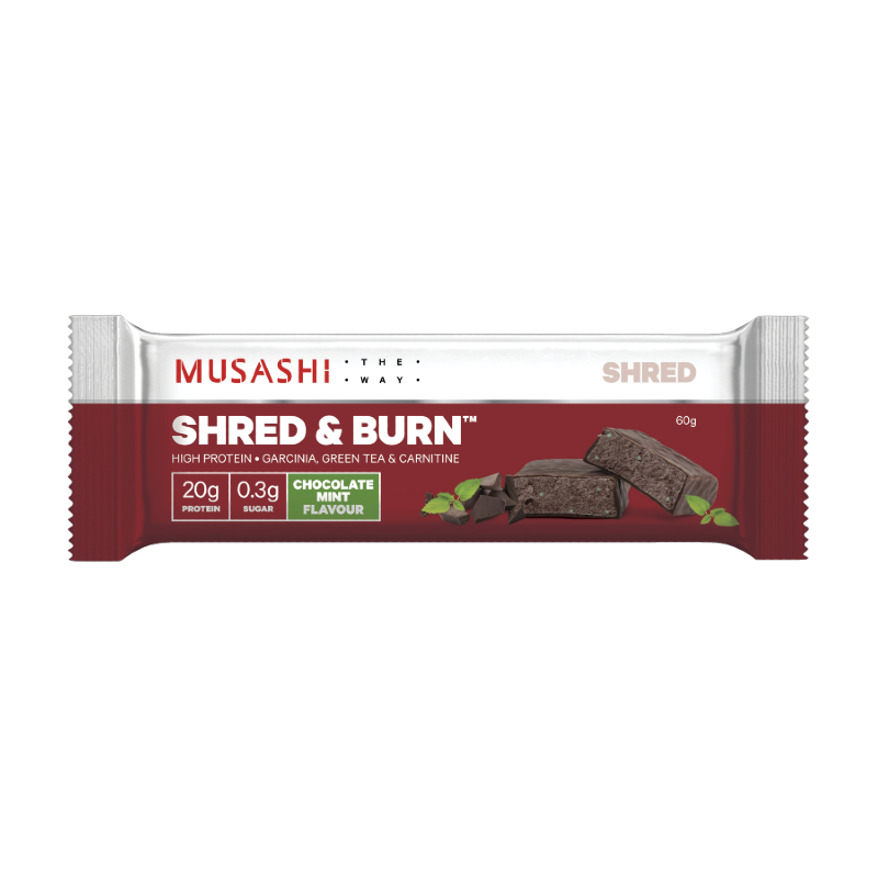 Shred & Burn Protein Bar by Musashi Australia