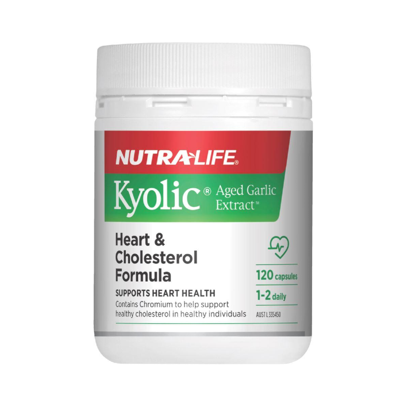 Kyolic Aged Garlic Extract Heart & Cholesterol Formula by Nutra-Life Australia