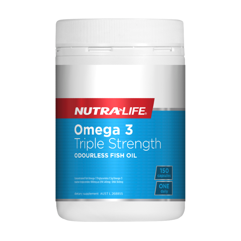 Omega 3 Triple Strength by Nutra-Life Australia